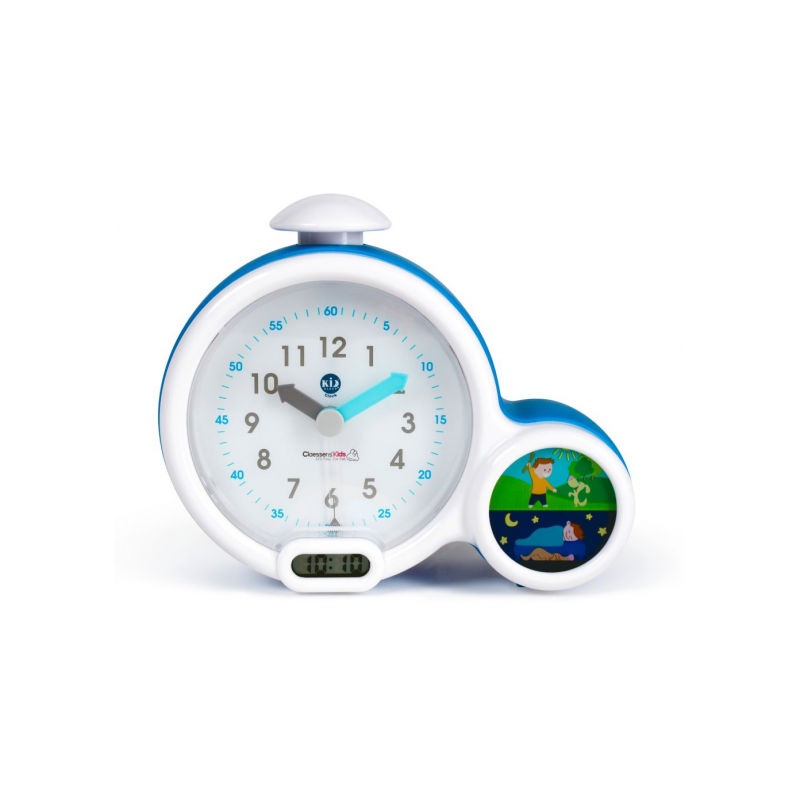 Réveil et veilleuse kid'sleep clock bleue Pabobo