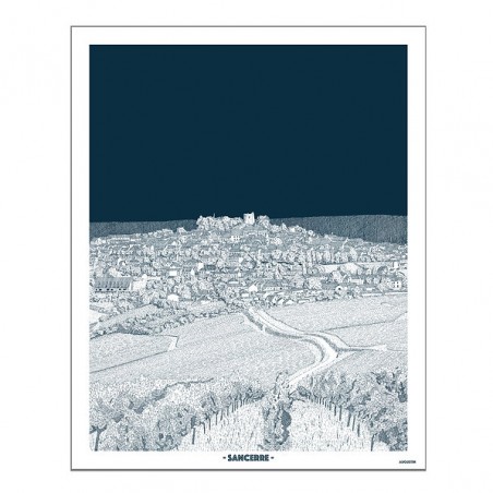 Affiche Sancerre 40x50cm...